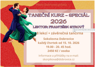 Plakát události Taneční kurz - Speciál