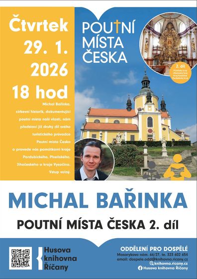 Plakát události Michal Bařinka: Poutní místa Česka 2. díl