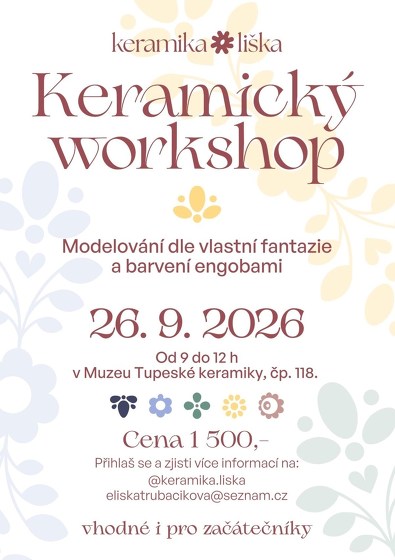 Plakát události Keramický workshop