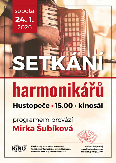 Plakát události Setkání harmonikářů