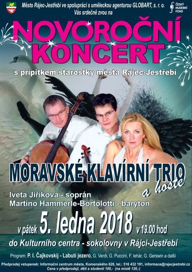 Plakát události Novoroční koncert s přípitkem starosty