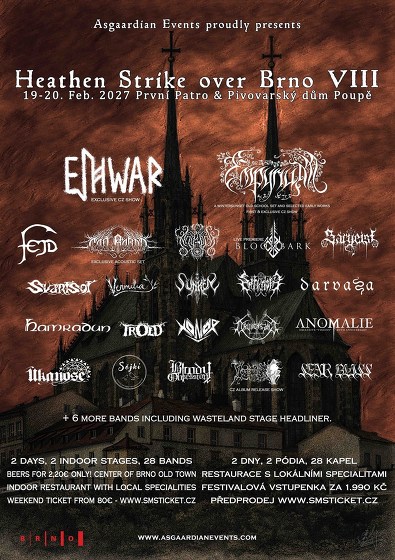 Plakát události Heathen Strike over Brno VIII