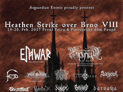 Plakát události Heathen Strike over Brno VIII