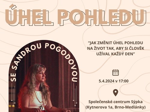 Plakát události Úhel pohledu - Sandra Pogodová