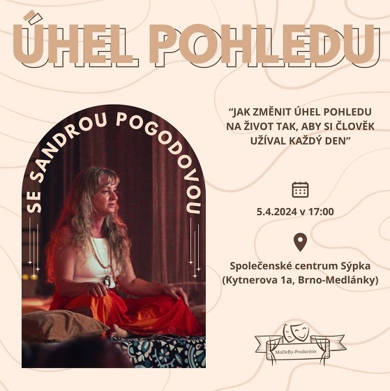 Plakát události Úhel pohledu - Sandra Pogodová