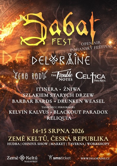 Plakát události Sabat Fest v Zemi Keltů