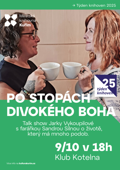 Plakát události Po stopách divokého Boha - TÝDEN KNIHOVEN