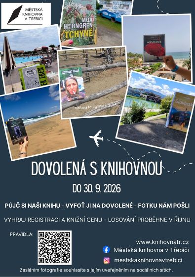 Plakát události Soutěžte s námi / Vezměte knihovnu na dovolenou