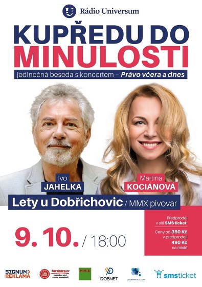 Plakát události Kupředu do minulosti Lety u Dobřichovic - Jahelka, Kociánová