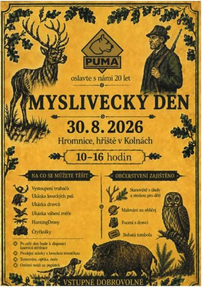 Plakát události Hromnice - Myslivecký den