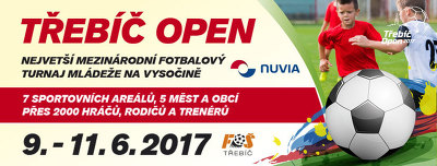 Plakát události Třebíč Open 9.-11.6.2017