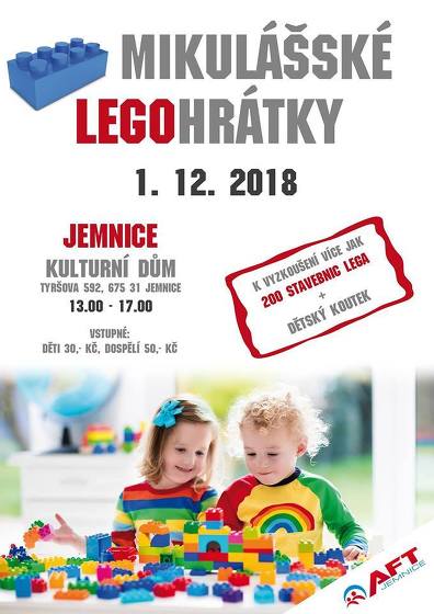 Plakát události Mikulášské LEGOhrátky