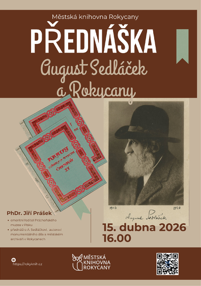 Plakát události August Sedláček a Rokycany