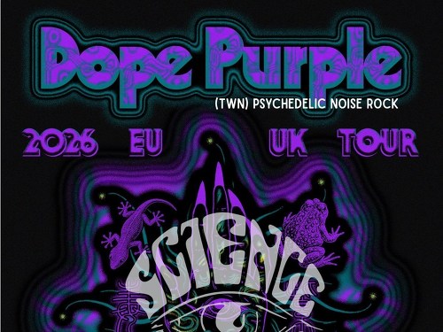 Plakát události Dope Purple (TWN) + Science Killer (CZ)