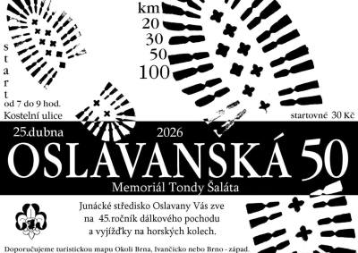 Plakát události Oslavanská 50