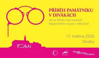 Plakát události Příběh památníku. Jak se Mrštíci stali součástí Regionálního muzea v Mikulově