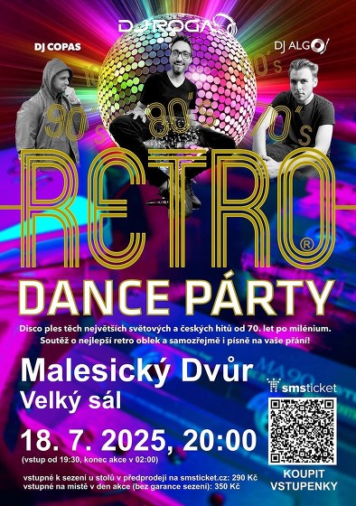 Plakát události Retro Dance Párty