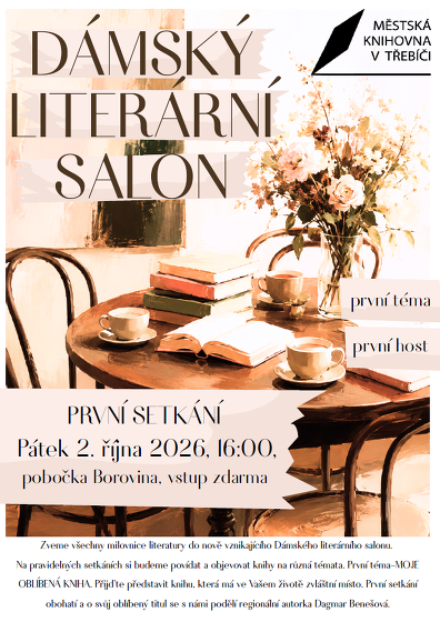 Plakát události Dámský literární salon