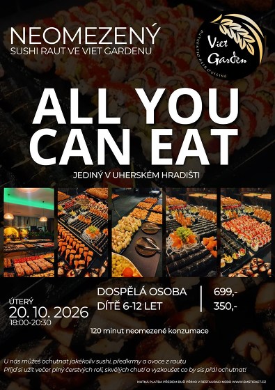 Plakát události Sushi - All you can eat