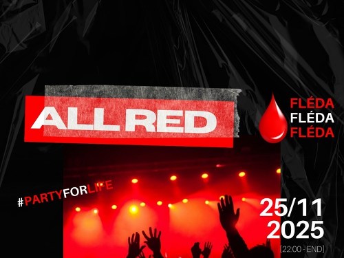 Plakát události All Red party by EIVB & Mendelka parties x Fleda club