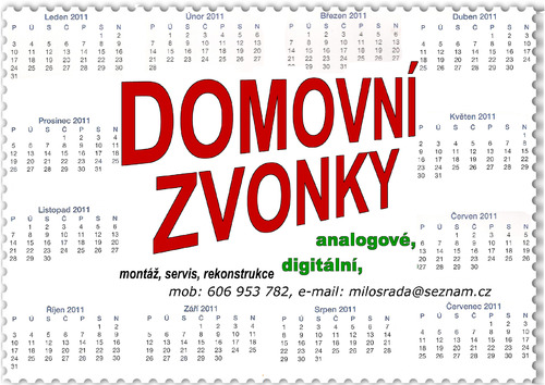 Domovní činžovní zvonky, seřizování vstupních vchodových dveří