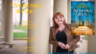 Plakát události Beseda s Naďou Horákovou: Nebeská růže