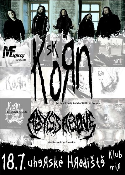 Plakát události KoRn SK Tribute