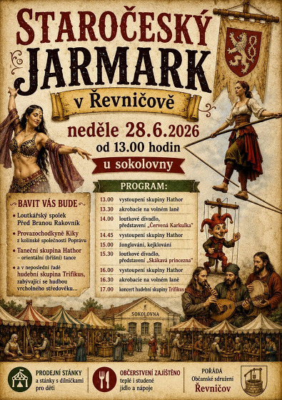 Plakát události Staročeský jarmark