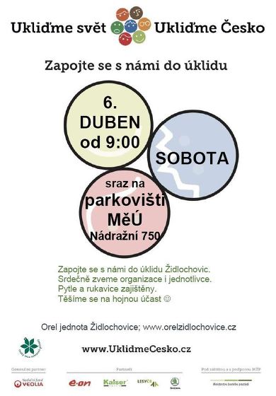 Plakát události Ukliďme Česko