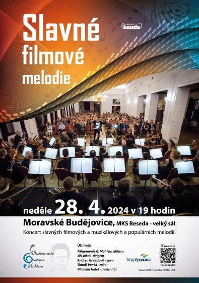 Plakát události Filharmonie G. Mahlera: Slavné filmové melodie