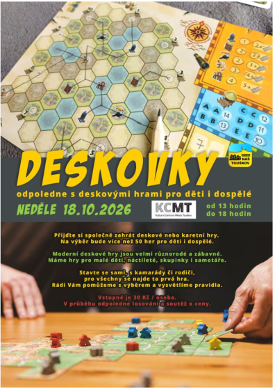 Plakát události Odpoledne s deskovými hrami