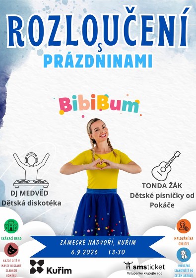 Plakát události Rozloučení s prázdninami - BibiBum