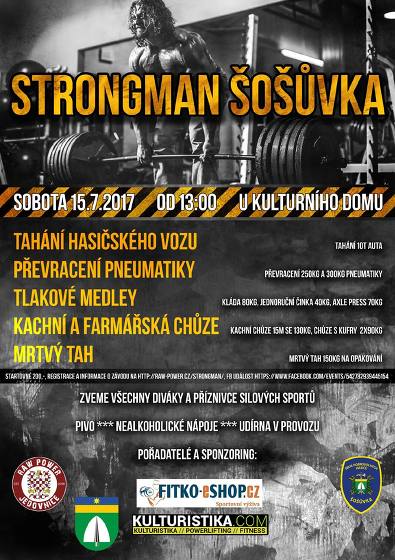 Plakát události Strongman Šošůvka