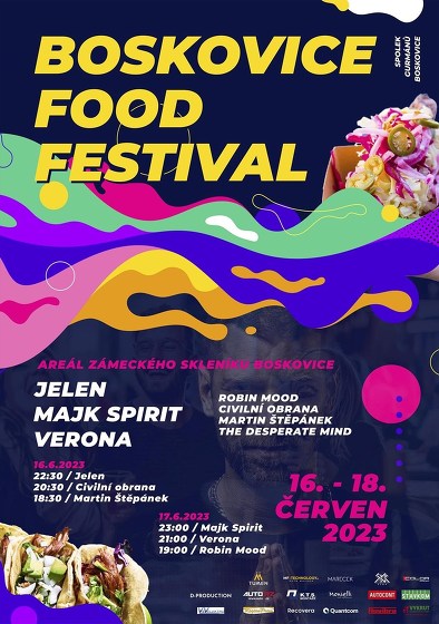 Plakát události BOSKOVICE FOOD FESTIVAL 2023 - 3. ročník