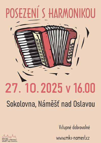 Plakát události Posezení s harmonikou