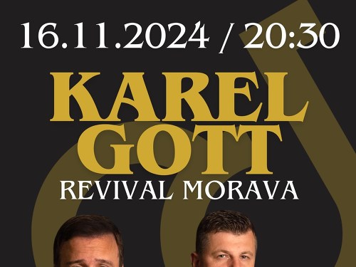 Plakát události Karel Gott revival Morava
