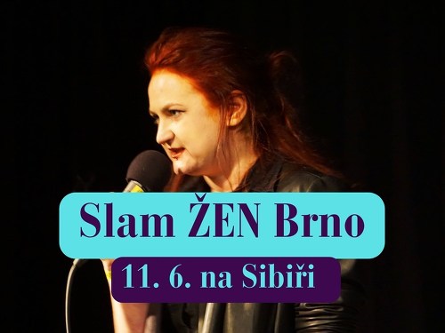 Plakát události Slam ŽEN Brno