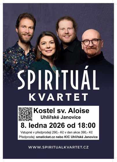 Plakát události Spiritual kvartet