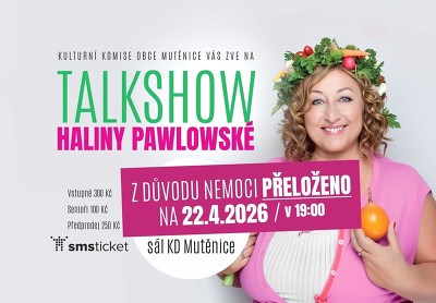 Plakát události Talkshow Haliny Pawlowské