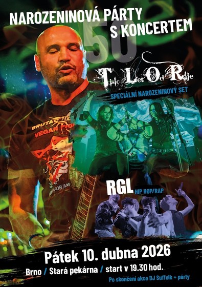 Plakát události TLOR + RLG