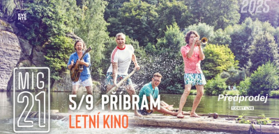 Plakát události koncert Mig 21