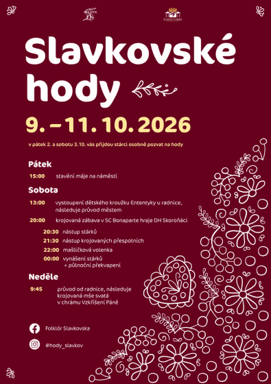 Plakát události Slavkovské hody 2026