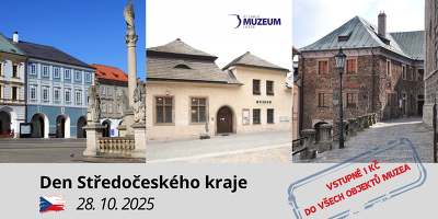 Plakát události Den Středočeského kraje v Regionálním muzeu v Kolíně