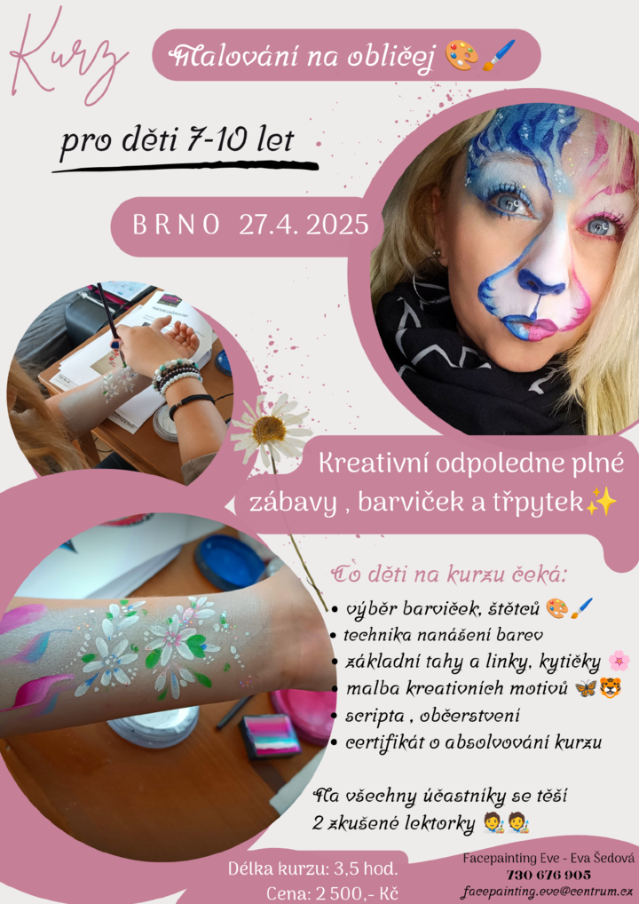 Kurzy Facepainting BRNO