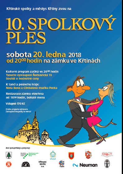 Plakát události 10. spolkový ples