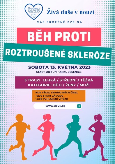 Plakát události Běh proti roztroušené skleróze