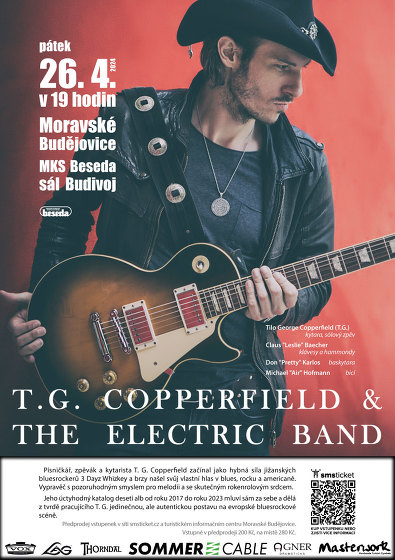 Plakát události T. G. Copperfield and the Electric Band