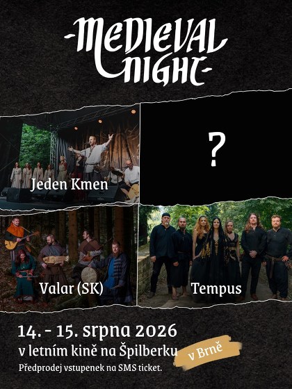 Plakát události Medieval Night pod širým nebem