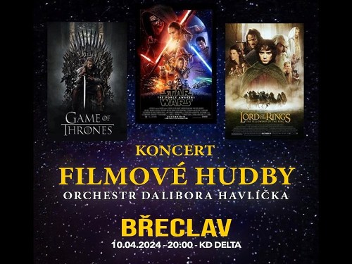 Plakát události Koncert Filmové Hudby | Břeclav