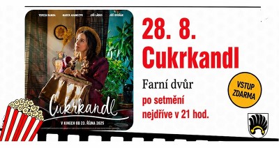 Plakát události Cukrkandl na farním dvoře, akce pro děti